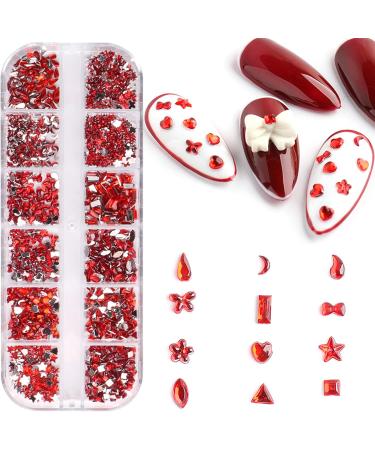 FEIlei Nail Art Rhinestones Diamond Crystal Gems for Nail Decorations Rings Earring DIY - Buy Online on GoSupps.com
