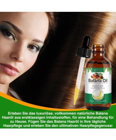 PBeauty 2x Organic Batana Oil Vegan for Hair Face & Nails Cold Pressed 60ml For Hair Growth & Skin Care Oil against Hair Loss & Split Ends Hair Growth Hair Care 2 x 60ml - Buy Online on GoSupps.com
