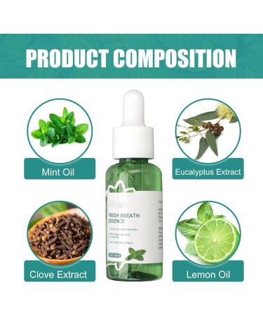 Mixture Remove Bad Breath Serum - 30ml Herbal Extract with Mint Freshness | Eliminate Oral Odor Naturally - Buy Online on GoSupps.com