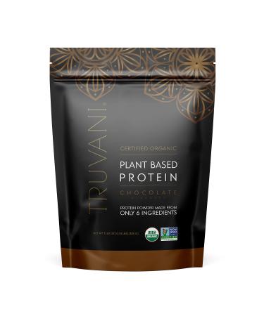 Truvani Plant Based Protein Powder - Chocolate USDA Certified Organic Protein Powder - Vegan, Non-GMO, Dairy, Soy & Gluten Free (1pk, 10 Servings) Chocolate 10 Servings (Pack of 1)
