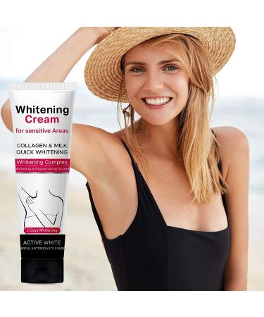 Brightening Cream for Skin, Face, Armpits, Neck, Intimate Areas - 2.0 Ounce - Buy Online on GoSupps.com