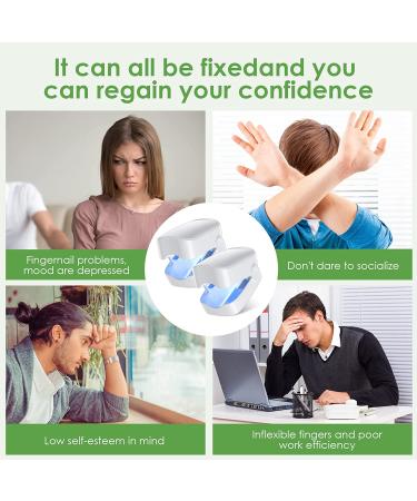 2 Pack Nail Fungus Cleaning Laser Therapy - Rechargeable, Effective Treatment for Damaged Discolored Thick Toenails & Fingernails - Buy Online on GoSupps.com