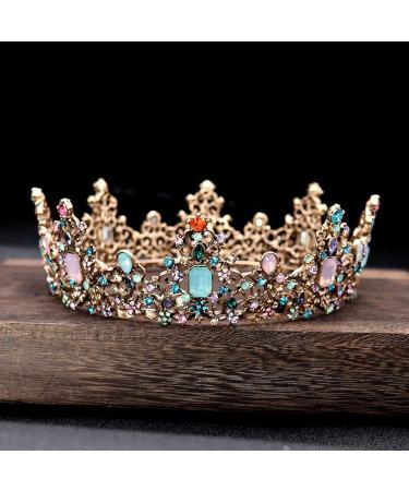 Baroque Princess Crowns for Women & Girls - Wedding, Rave & Prom Accessories - Buy Online on GoSupps.com