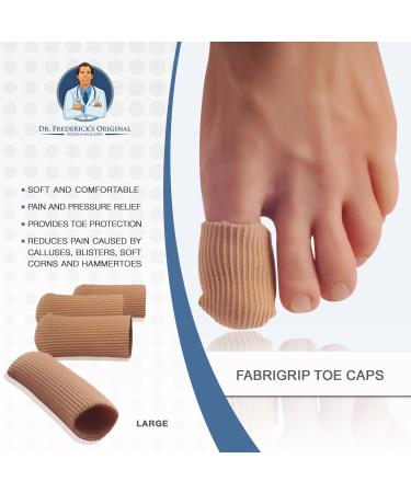 Dr. Frederick's Original Fabric Toe Caps - Toe Separators, 3 Pairs, Size Large - Pack of 6 - Buy Online on GoSupps.com