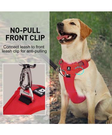 Docio Dog Harness for Large Dogs | Reflective Breathable Anti-Training Design - International Shipping - Buy Online on GoSupps.com