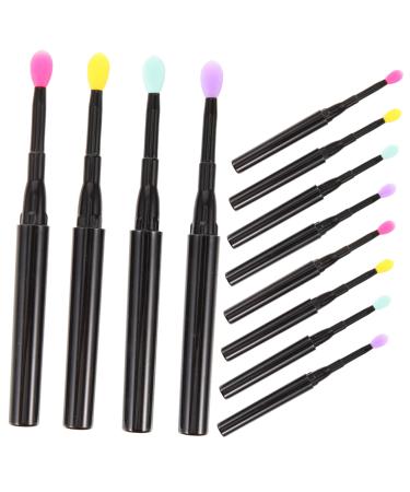 Baluue 12pcs Makeup Eyebrow Brush Silicone Makeup Brush Lip Tints Brush