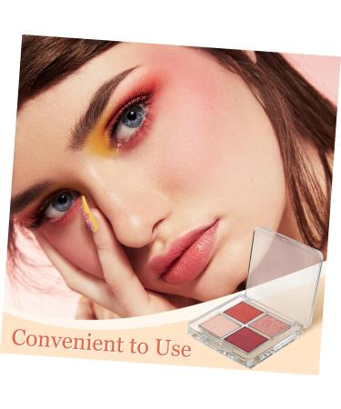 Didiseaon 6 Pcs Transparent Square Eye Shadow Box Balm Blusher Containers Empty Highlighter Palette Plastic - Buy Online on GoSupps.com