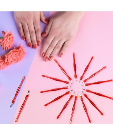 30-Piece Stainless Steel Cuticle Knife Set for Dead Skin and Callus Removal - Nail Art Tool with Plastic Handle for Fingernails and Toenails - Buy Online on GoSupps.com