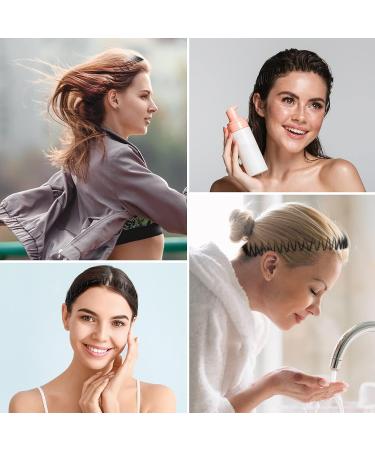 Soft 'N Style Flexible Headbands for Women - 3pc Black Stretch Headband Set - Buy Online on GoSupps.com