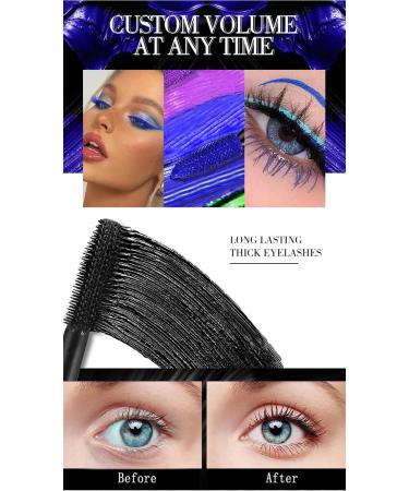 5 bo tes de mascara color 5D imperm able l'eau et r sistant la transpiration sans Halo teint Slim toute la journ e exquis et complet Mascara durable pais et durable sans flocons (zong) - Buy Online on GoSupps.com