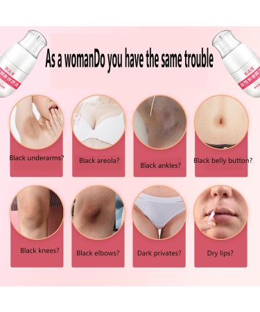 Purer Feminine Intimate Area Whitening Essence 2023 - 30ml Cream for Skin Lightening & Dark Knees/Underarms (1 PCS) - Buy Online on GoSupps.com