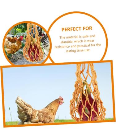 NOLITOY 2pcs String Chicken Feeding Black Hooks for Hanging Foraging Tool Chicken to Feed Tool Belt Nylon - Buy Online on GoSupps.com
