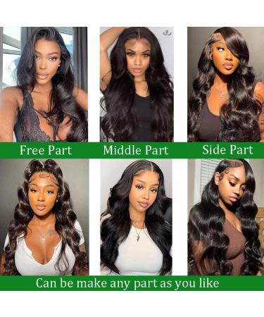 24 Inch Douyin Body Wave HD Lace Front Wig 180% Density - Pre Plucked 13x4 Transparent Frontal Wig for Black Women - Buy Online on GoSupps.com