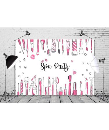 BELECO 8x6ft Watercolor Spa Party Backdrop | Beauty Salon Makeup Wallpaper for Birthdays & Photoshoots - Buy Online on GoSupps.com