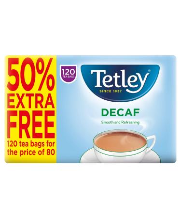 Tetley Decaf Tea Bags x120 - Buy Online on GoSupps.com