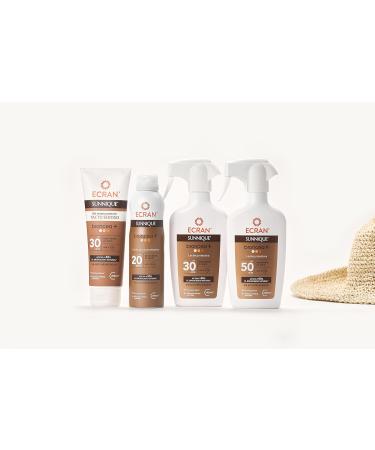 Ecran Sunnique Broncea+ SPF 30 Sun Milk Spray - 300 ml | International Shipping Available - Buy Online on GoSupps.com