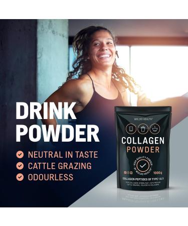 Buy Pasture-Raised Hydrolysate Collagen Powder 1 kg - Water-Soluble & Tasteless for Optimal Health | International Shipping Available - Buy Online on GoSupps.com