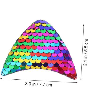 Beavorty 20 pcs hairpin accessories sequin material sequin ornaments Sequins cat ear ornaments Headdress DIY 1 count (Pack of 1) Colorfulx2pcs - Buy Online on GoSupps.com
