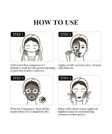 Activated Carbon Facial Mask Stick | Deep Clean & Moisturize with Camellia Seed Oil | Shrink Pores & Remove Acne (1.4oz - Buy Online on GoSupps.com