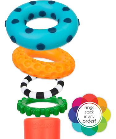 Sassy Stack of Circles Ring Stacker - 10 Piece Set | Unique Playful Toy for Creative Fun - Buy Online on GoSupps.com