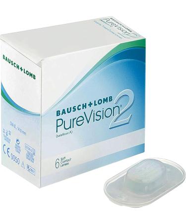 Buy Bausch + Lomb PureVision 2 Monthly Lenses - Thin Spherical Contact Lenses 6 Pack BC 8.6 mm DIA 14 -10 Diopters - International Shipping - Buy Online on GoSupps.com