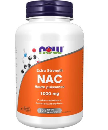 NOW Nac Extra Strength Tablets 1000mg 120 Count & Acetyl L-Carnitine 500mg 100 vcaps - Buy Online on GoSupps.com