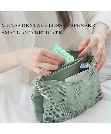 Holy Rose Portable Travel Flosser Dispenser with Dental Picks & Toothpicks - Pink 1 - Buy Online on GoSupps.com