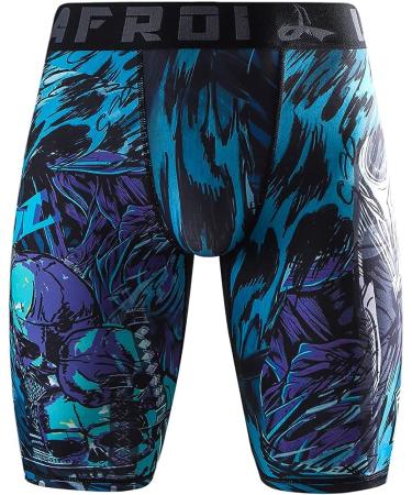 LAFROI Men's Quick Dry Compression Fit Tights Shorts - YSK09 Commander Small - Buy Online on GoSupps.com
