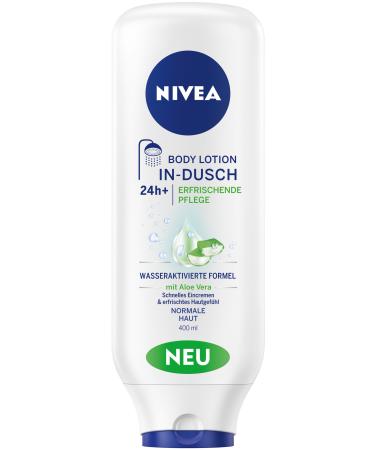 NIVEA 83893 Body Lotion for Use in the Shower 400 ml Tube In-Shower Body Lotion Refreshing Care