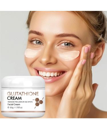 Glutathione Skin-Lightening-Cream Glutathione Whitening-Cream Face Moisturiser Cream Moisturising Anti Aging Face Cream Skin Tone Correcting 50g - Buy Online on GoSupps.com