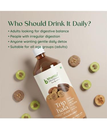 Bhumija Lifesciences Triphala Juice (Pack of 1) - Buy Online on GoSupps.com