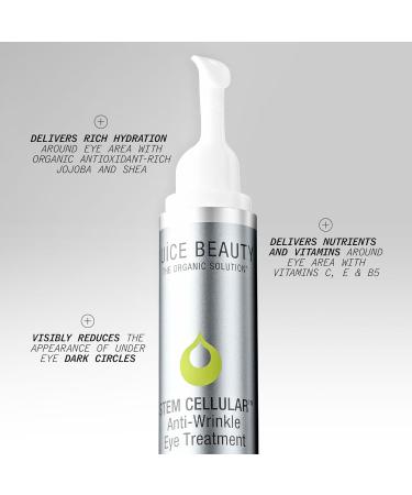Juice Beauty Anti-Wrinkle Eye Cream + Anti-Wrinkle Retinol Overnight Serum - Vegan Cruelty Free - Buy Online on GoSupps.com
