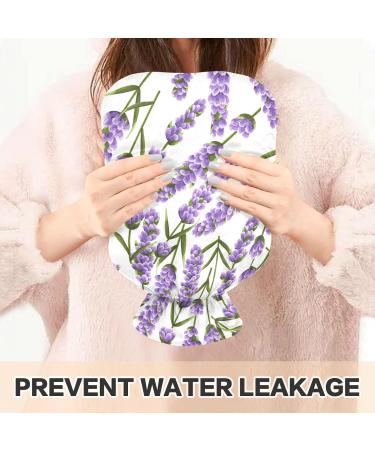 Shop Naanle 2L Hot Water Bottle - Purple Lavender Flower | Menstrual Cramps Relief & Heat Therapy - International Shipping Available - Buy Online on GoSupps.com