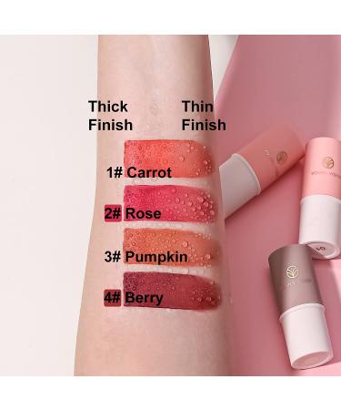 YOUNG VISION Blush Stick PuttyCream Makeup Multi-Use Lip & Cheek Tint 8054-02 - Lightweight Matte Finish, Easy to Blend | 1PCS-2ROSE - Buy Online on GoSupps.com