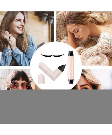 Tampon double pointe pour maquillage des yeux pour femme | Pochoir en gel cr meux pour cosm tiques pr cis au quotidien pour petite amie pouse d butante m re Noir - Buy Online on GoSupps.com