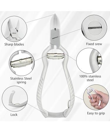 Haryali London Nail Cutters for Thick toenails - Professional Nail Clippers Cutters for Thick Toenails Cantilever Nail Nippers for Thick Ingrown Nails - Buy Online on GoSupps.com