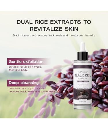 MEITREND Peel Shot Glow Rice Ampoule peelshot Black Rice Ampoule black rice as peeling rice peeling for the face moisturizing blackhead remover and facial peeling - Buy Online on GoSupps.com