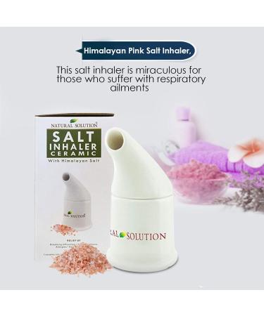 Himalayan Pink Salt Inhaler - Natural Respiratory Therapy Tool - Buy Online on GoSupps.com