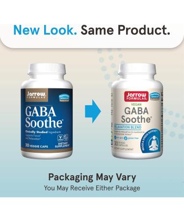 Jarrow Formulas GABA Soothe - 30 Veggie Caps for Relaxation & Stress Relief - Buy Online on GoSupps.com