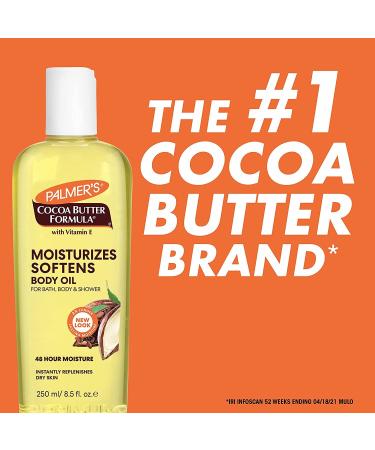 Palmer's Cocoa Butter Body Oil 8.5 oz - Pack of 6 | Moisturizing Formula - Buy Online on GoSupps.com