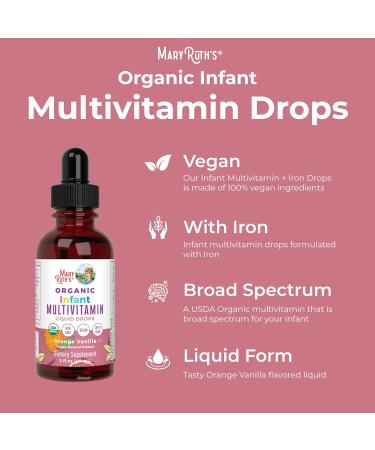 MaryRuth Organics Multivitamin Liquid Drops - Vanilla Orange - 2 Fl Oz. - Buy Online on GoSupps.com
