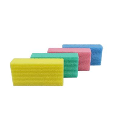 4 x pumice sponge 10 x 5 x 2.5 cm - color sorted