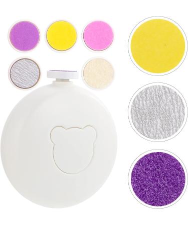 minkissy 1 Set Nail Baby Nail Trimming Tool Kids Nail Polishing Tool Nail Trimmers Electric Baby Nail Clippers Adults Nail Care Polishing Tool Abs White Replaceable Newborn Slicer White 7X7X3CM - Buy Online on GoSupps.com