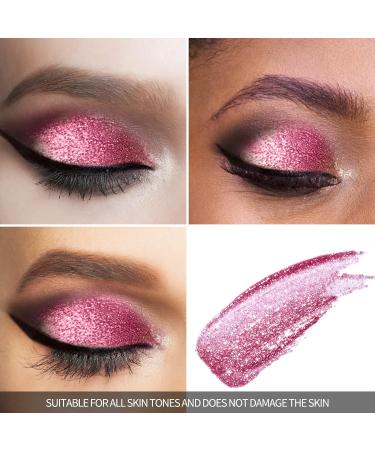 Anglicolor Diamond Glitter Liquid Eyeshadow - Shimmer Eyeshadow & Sparkling Eyeliner Pen - Pink - Lightweight & Smooth - Cosmetics Gift for Girls & Women - Buy Online on GoSupps.com
