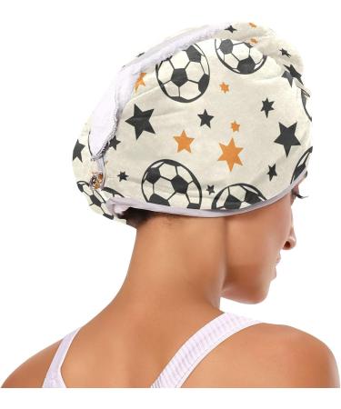 Many Ball and Star Hair Towel 2 Pack | Super Absorbent Quick Dry Hair Turbans for Women & Girls - Buy Online on GoSupps.com