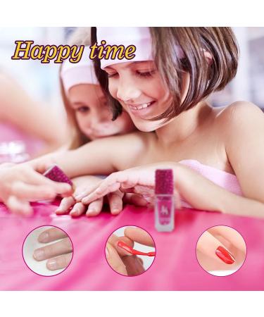 Mebtmel 7Pcs Non-Toxic Water Based Nail Polishes Set for Girls | Peel-Off, Quick Dry Formula - Buy Online on GoSupps.com