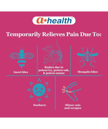 Extra Strength Itch Relief Gel | 2% Diphenhydramine HCl Topical Analgesic | Made in USA | 4 oz - Buy Online on GoSupps.com