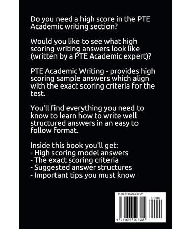 PTE Academic Writing Tips & High Scoring Sample Answers | Expert Guide by PTE Teacher - Buy Online on GoSupps.com