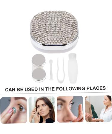 Buy Healvian Colored Contact Lens Care Box - Travel Eye Contact Case & Organizer Kit - Compact Storage with Steine Stones - Perfect for International Shipping - Buy Online on GoSupps.com