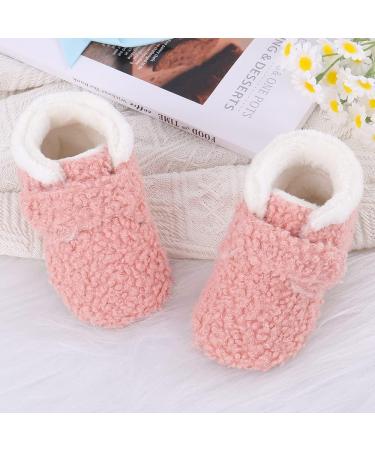 Cheerful Mario Baby Winter Home Slippers in Pure Pink - Size 18-24 Months - Buy Online on GoSupps.com
